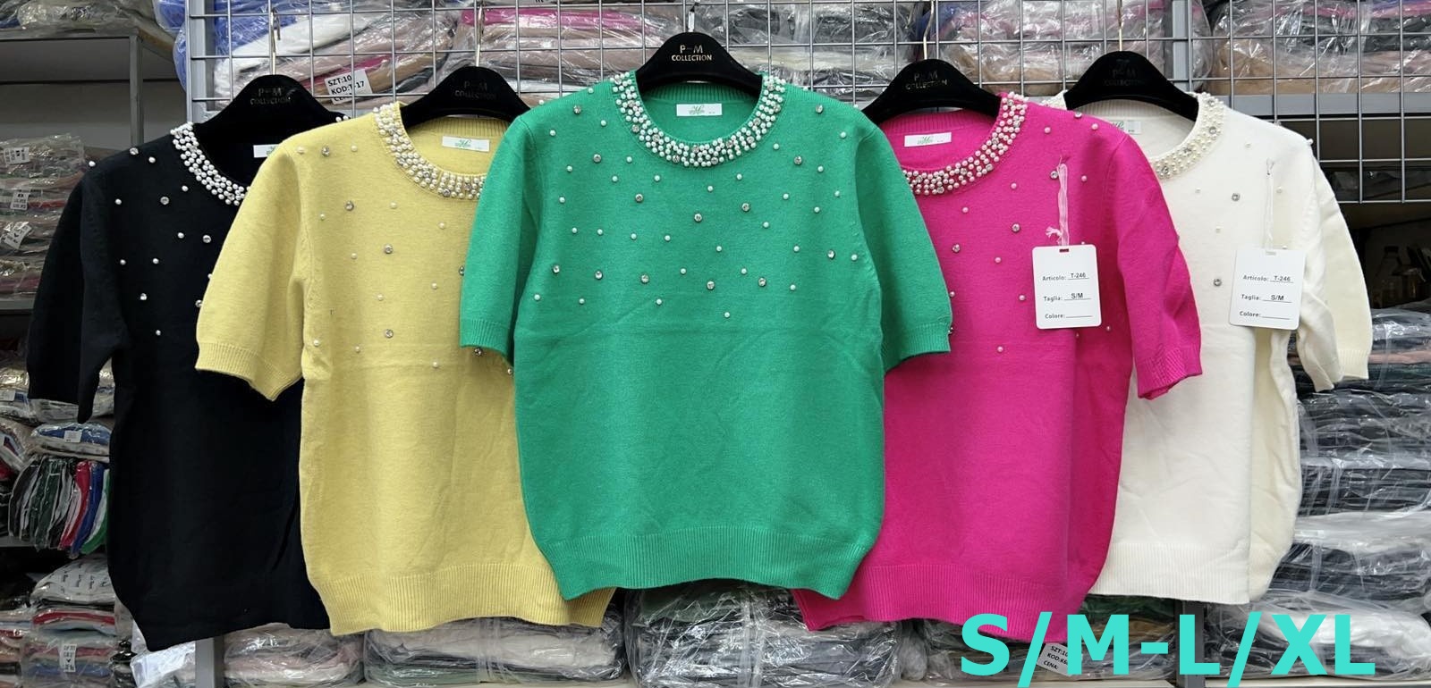 Swetry damskie Roz S/M-L/XL, Mix Kolor Paczka 12 szt